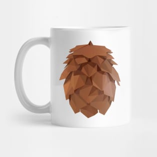 MINIMALIST LOW POLY PINECONE Mug